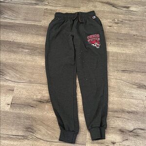 Champion Black Sweatpants with Chico State Logo